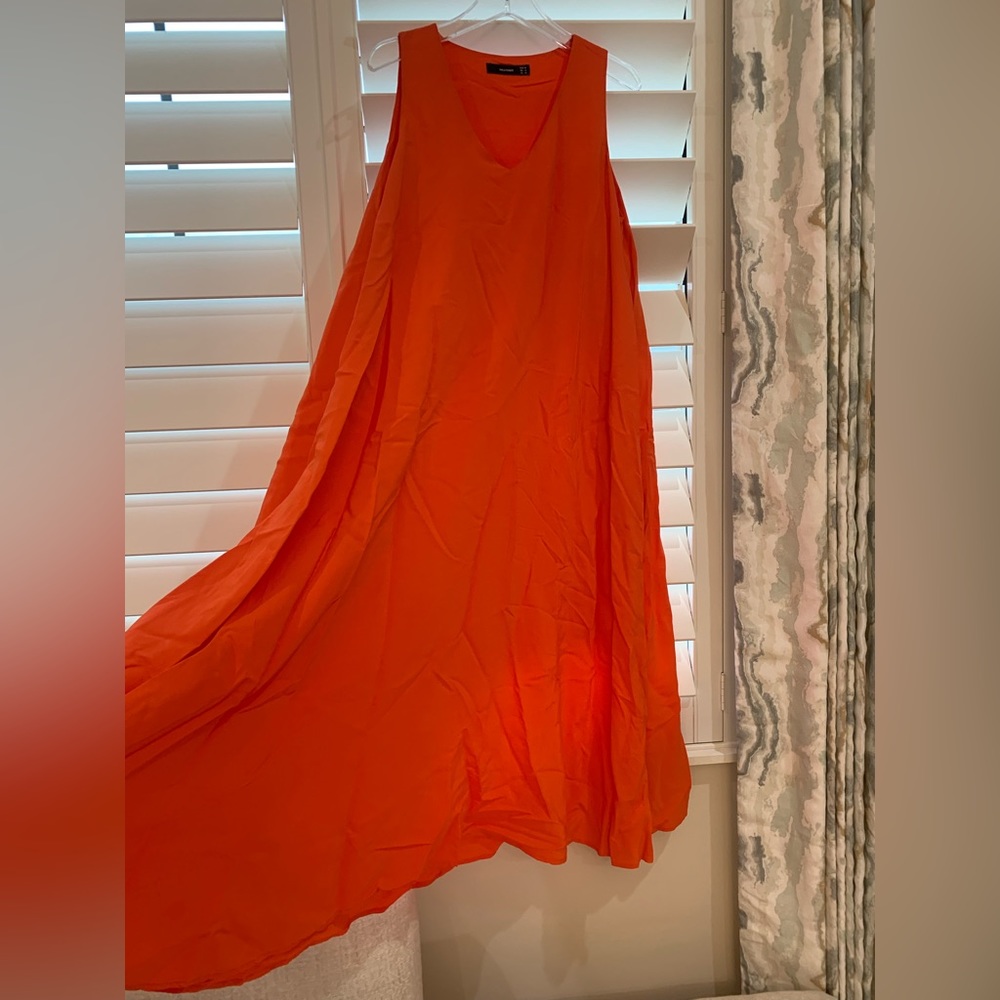 Hallhuber Orange Maxi Dress From Germany